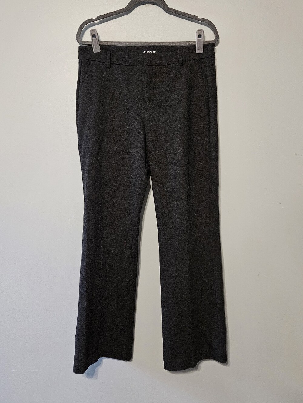 Liverpool Kelsey Charcoal Flare Trouser